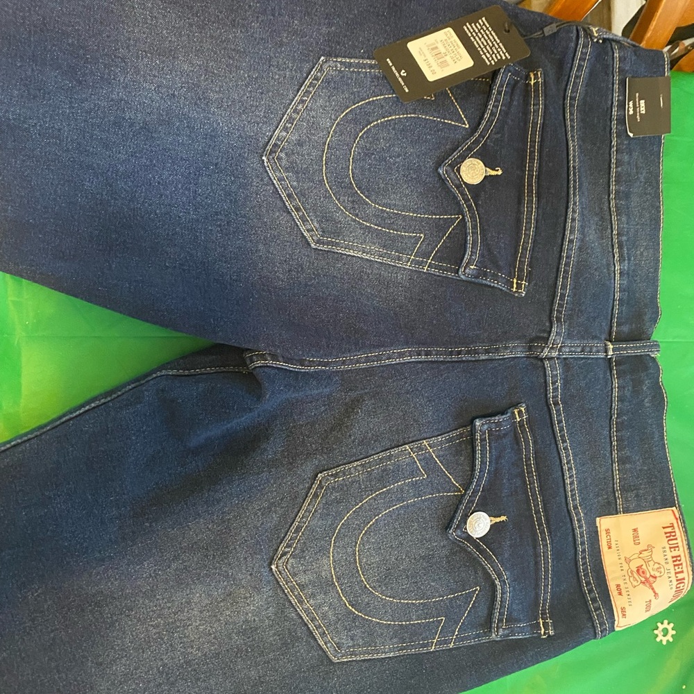 True religion Ricky jeans size 36” x 34” relaxed fit brand new with tag tags